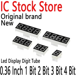 10PCS Led Display Digit Tube 7 Segment  Red Common Cathode Anode Led 7segment 0.36 Inch 1 Bit 2 Bit 3 Bit 4 Bit