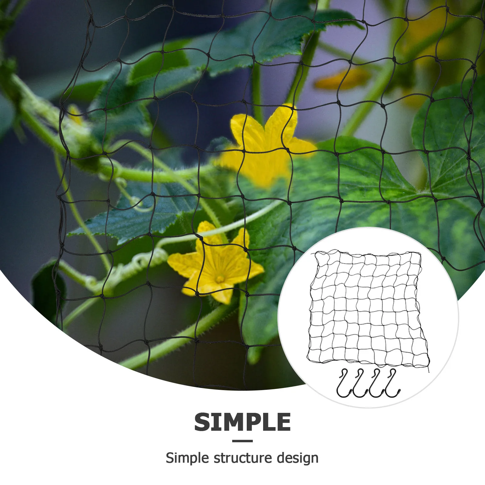 

Plant Climbing Net Garden Trellis Vine Gardening Supplies Flexible Bean Trellis Flower Net