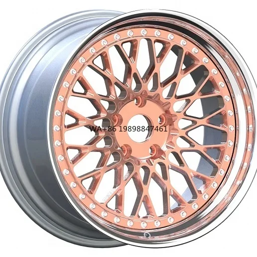 

for Luxury 19 Inch 5 Holes 2 Piece Forged Aluminum Wheels Rims T6061 Car Wheel Luxury high-end customization