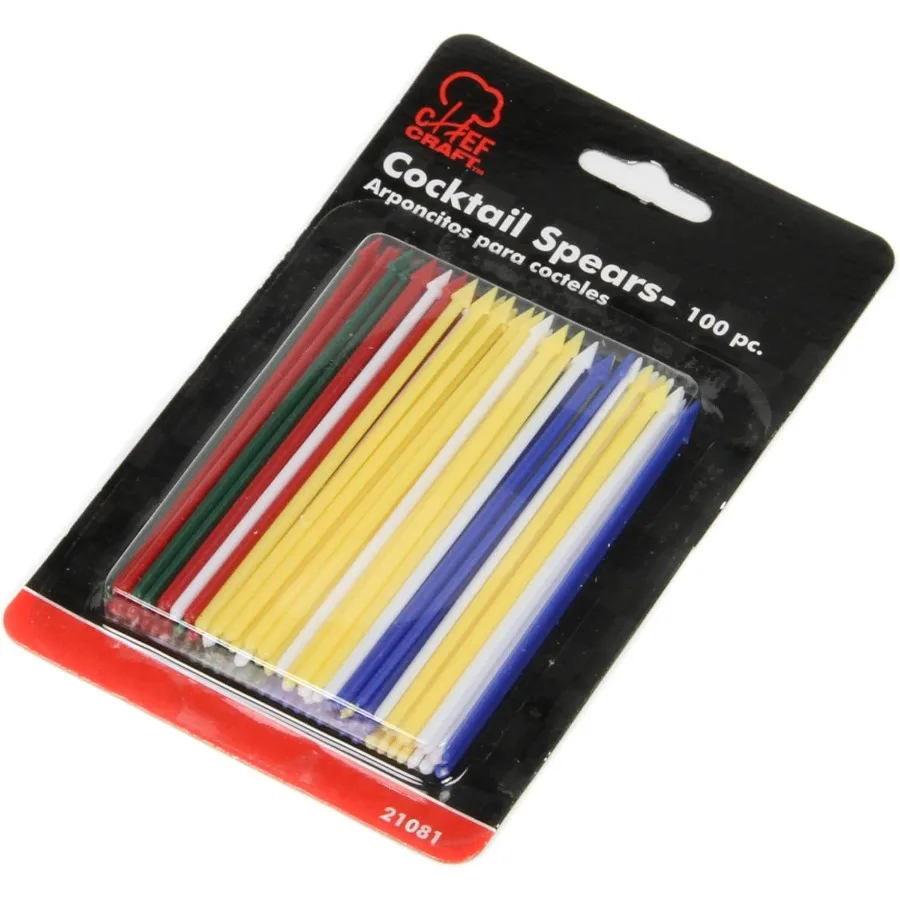 

Выберите пластиковые коктейльные копья длиной 3,25 дюйма, набор из 100 предметов в ассортименте