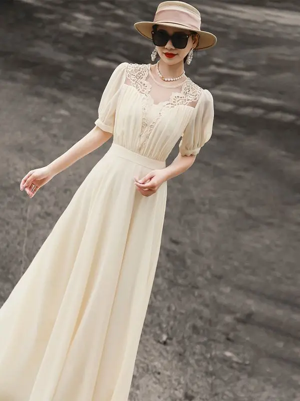 Woman Dress Party Dresses for Women Prom Solid Evening Graduation Aesthetic Clothes Chic and Elegant Pretty Korean Style Wh20