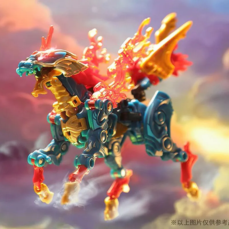 

52TOYS MEGABOX Series MB-22 Qi Lin Transforming Mecha Action Figure Collectible Trendy Toys Anime Fans Movable Joints Model Gift