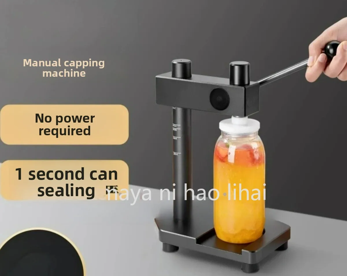 Manual Disposable Can Sealing Machine, Manual Automatic Sealing Machine, Commercial Milk Tea Capping Machine