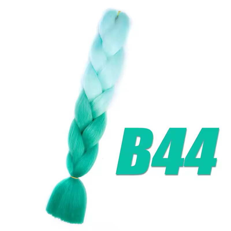 Synthetic Kanekalon Crochet Hair Braiding Hair Pre Stretched Curly Jumbo Braids Extensions Hair Accessories For Girls Braids - Image 67