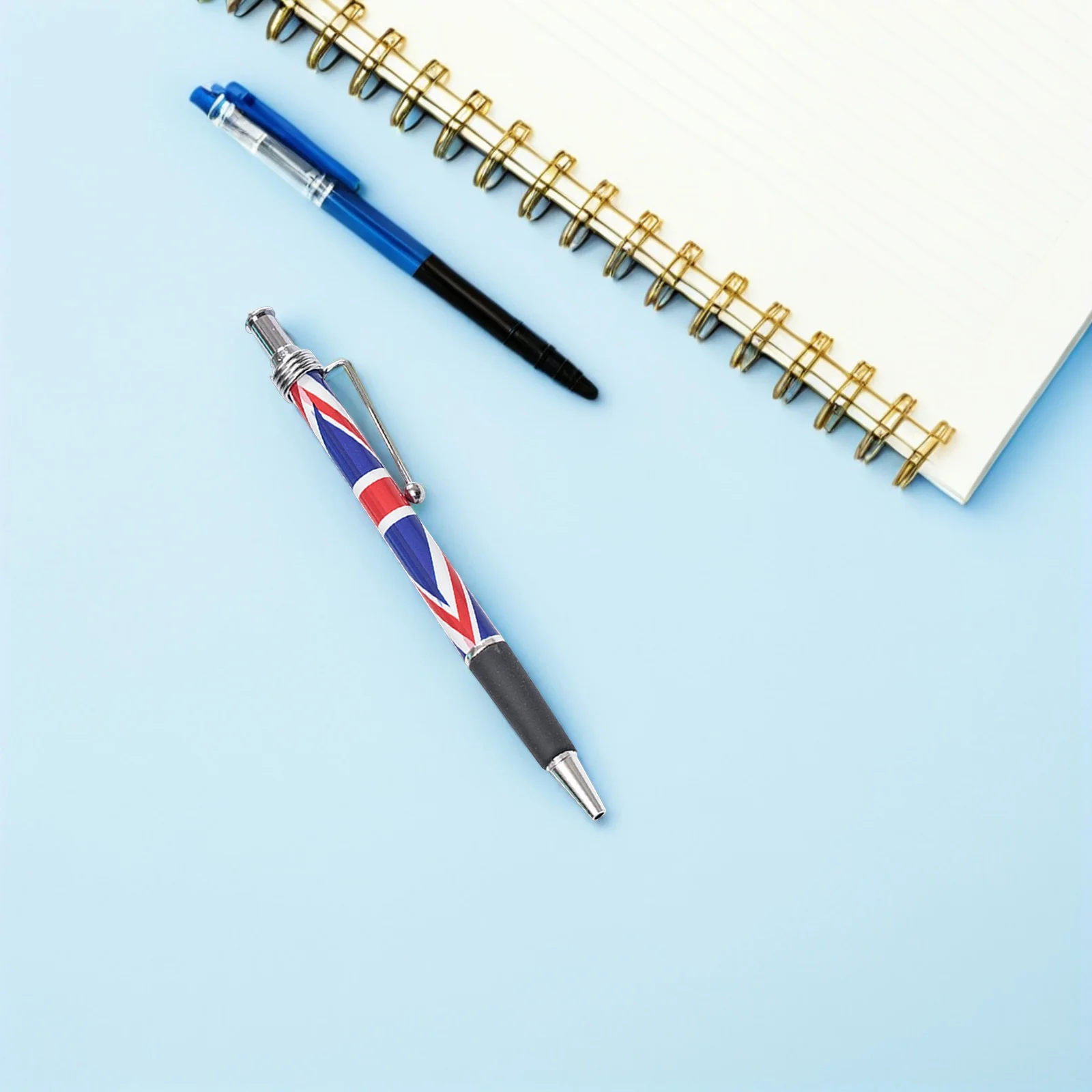 

10pcs British Flag Pattern Ballpoint Pen Smooth Writing For School Home Office Use Patriotic Uk Themed Writing Tool Desktop