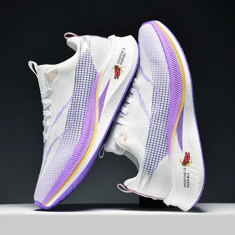 

Mens Running Shoes New Mesh Breathable Thick Sole Fashion Sneakers Daily Travel Sports Training Casual Tennis Shoes for Women