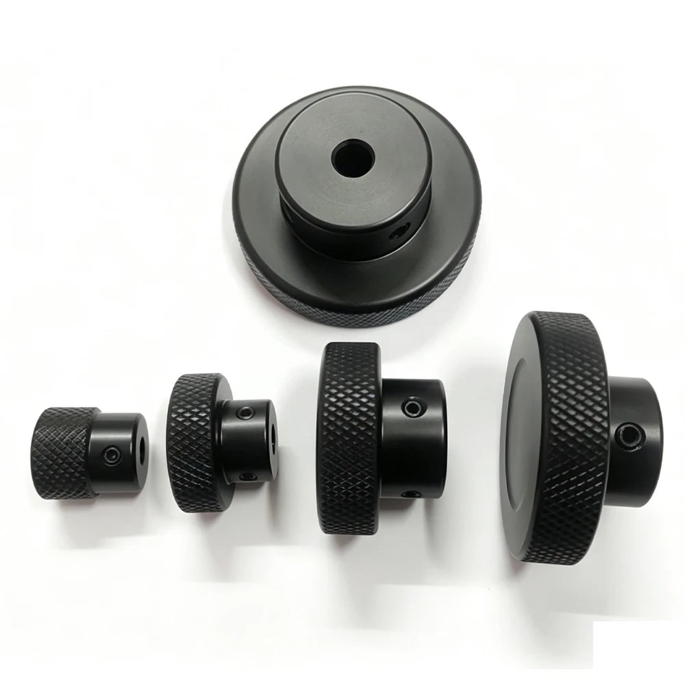 1Pcs OD 60mm CNC Knurling Sliding Table Screw Rod Knob Crank Rotating Handle Embossed Stepper Motor Positioning Hand Wheel