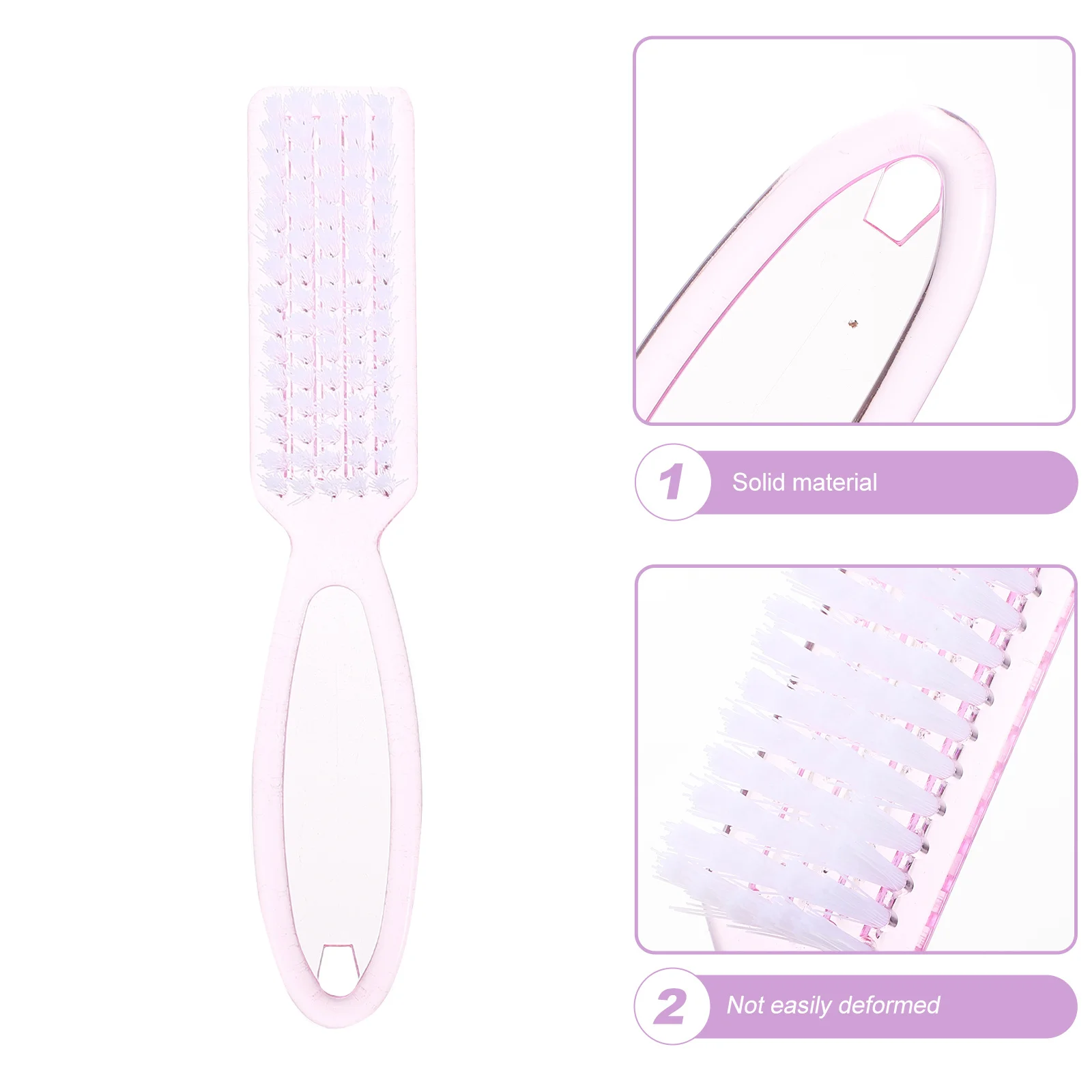 

8Pcs Manicure Dust Brush Nail Cleaning Brush Set High Quality PP Material Easy Grip Handle for Nail Art Fingernail Care