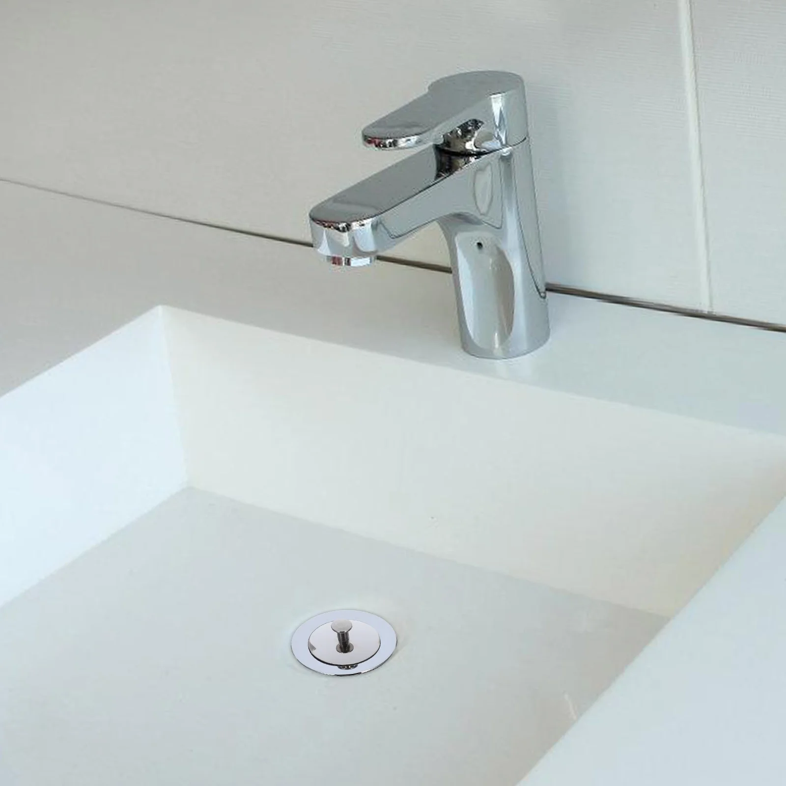 

Stainless Steel Sink Drain Assembly Anti-Odor Sealing Mop Basin Laundry Tub Strainer Kitchen Bathrooms Deep Cup Filter Easy
