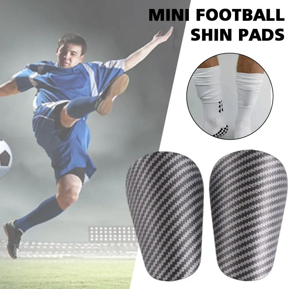 

1 Pair Mini Football Shin Pad Wear-resistant Shock Absorbing Leg Protector Lightweight Portable Soccer Training Shank Board