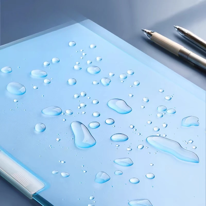 Back To School Rotating Side Opening Folder Folder, Drawer Clip, Contract Sheet, Transparent Color Test Paper Storage, Student