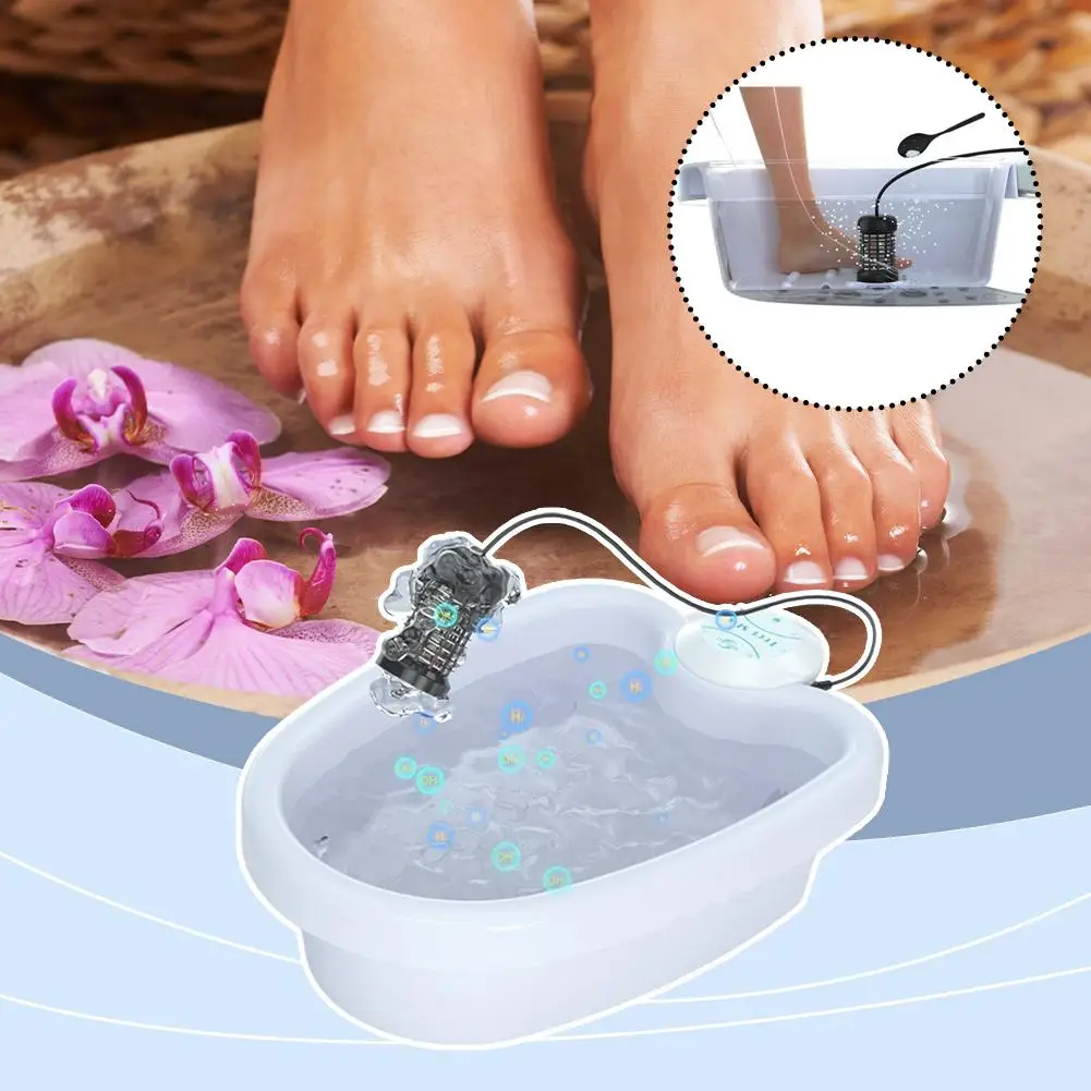 Foot Detox Ionic Spa Machine disintossicante elettrico ionico Mini pediluvio grande bacino per uso domestico massaggio per rilassarsi massaggio ai piedi A9C7