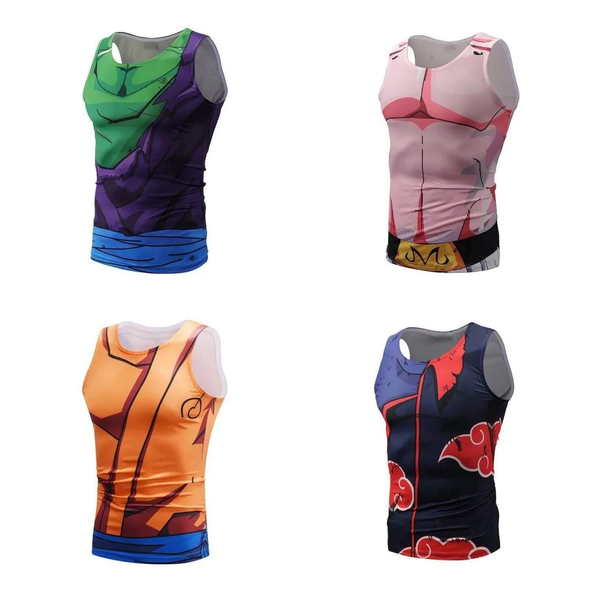 2026 Sommer Dragon Ball Retro Fitness-Weste Herren Übergroße 3D-Bedruckte Weste Familien-Unisex Kinder-Sportshirt