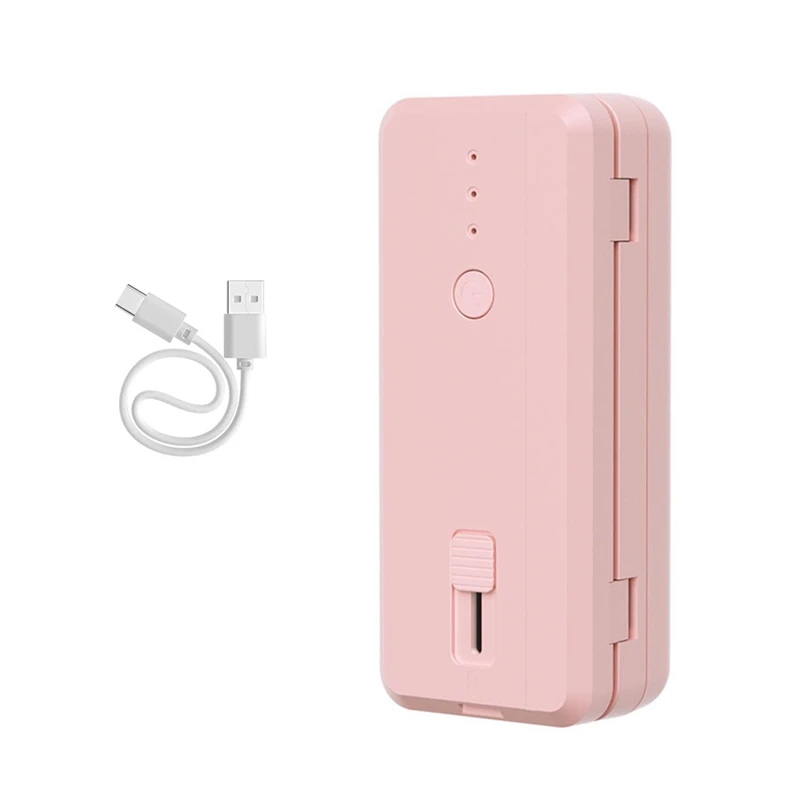 Mini termosigillatrice portatile Mini sigillatrice per sacchetti Termosigillatrice portatile per sacchetti di chip Sacchetti di plastica Conservazione degli alimenti, Nero durevole