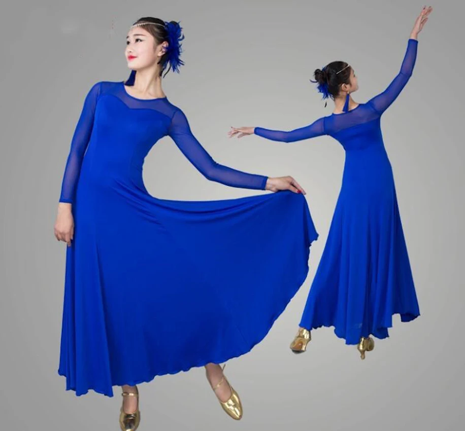 Mulheres Vestido de Baile para Dança, Dança Moderna Competição Traje, Valsa Tango, Vestidos Foxtrot Quickstep, Novo