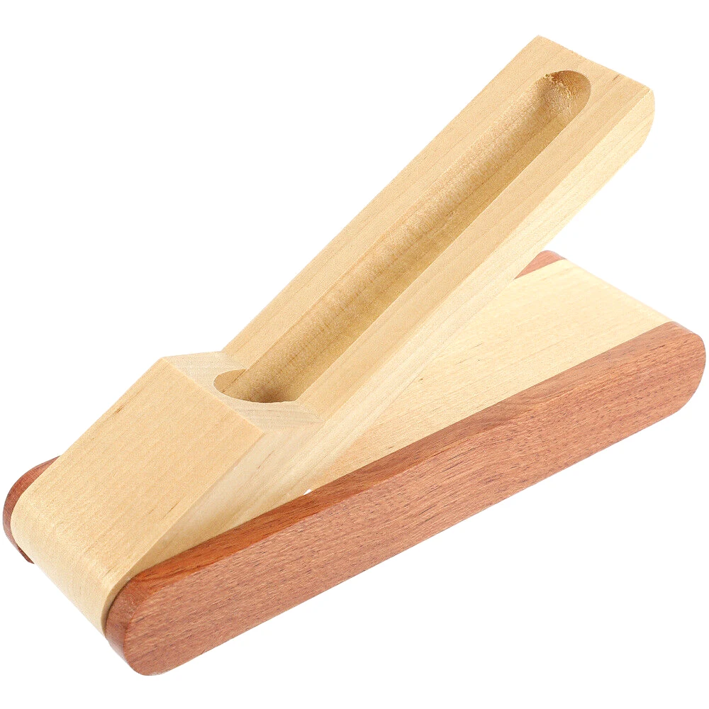 Wooden Pen Holder Pen Display Stand Pencil Holder Rack Gel Pen Ballpoint Pen Storage Acc Desk Organizer School Office JJ1848