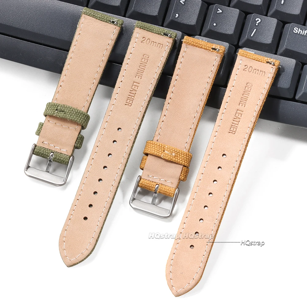 20mm 22mm Canvas Leather Watch - огляд і ціна Canvas Strap Watch