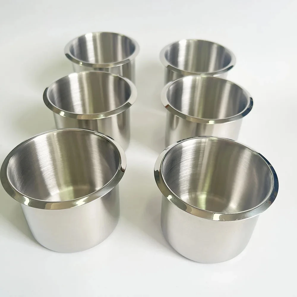 Universal Stainless Steel Cup Drink Holder 68MM Portable Durable Cup for Marine Boat Rv Camper Table  Sofa Game Table Marine