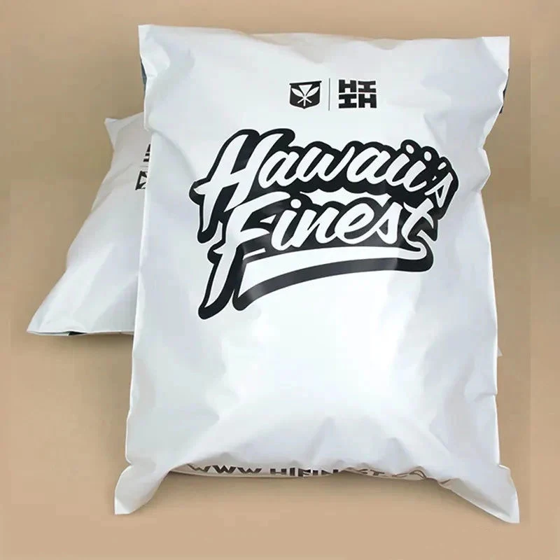 Weiße Kuriertaschen unterstützen individuelle Logos und eignen sich für Kleidung, Feiertagspartys und Geschenkverpackungen. – Detail 5