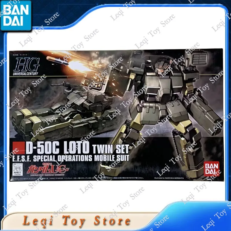 Bandai Original Genuine In Stock HG 1/144 GUNDAM D-50C LOTO TWIN SET Anime Action Figures Toys Gift Assembly Model Ornaments view 2
