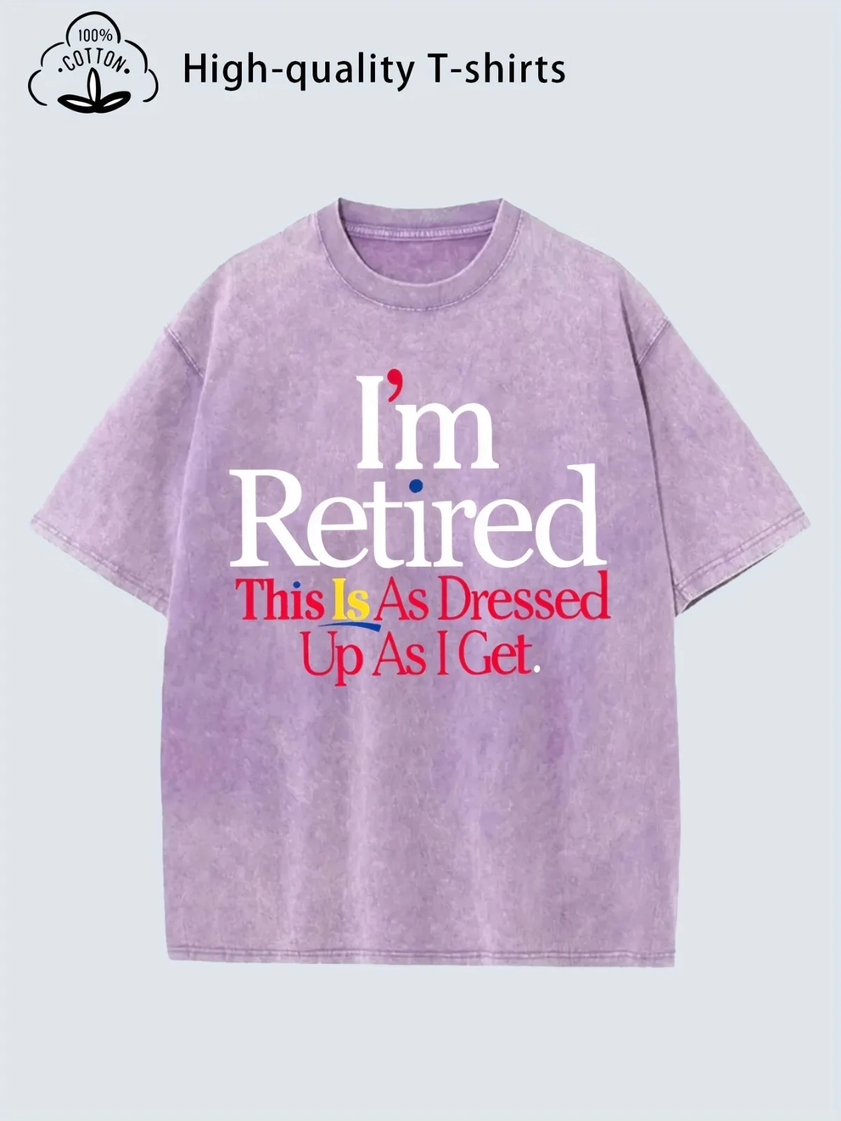 Moda casual feminina retro lavado algodão único laranja padrão abstrato dupla face impressa camiseta viagem ao ar livre urbano tops