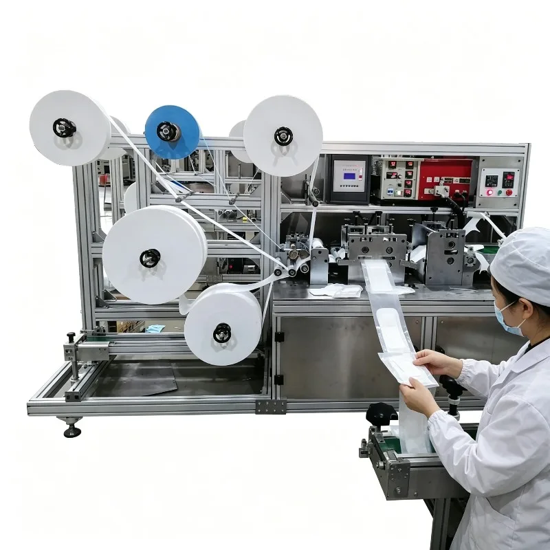 Low Cost Automatic Sanitary Napkin Making Machine | Full Servo Disposable Pad Production Line | Factory Price CE Certified