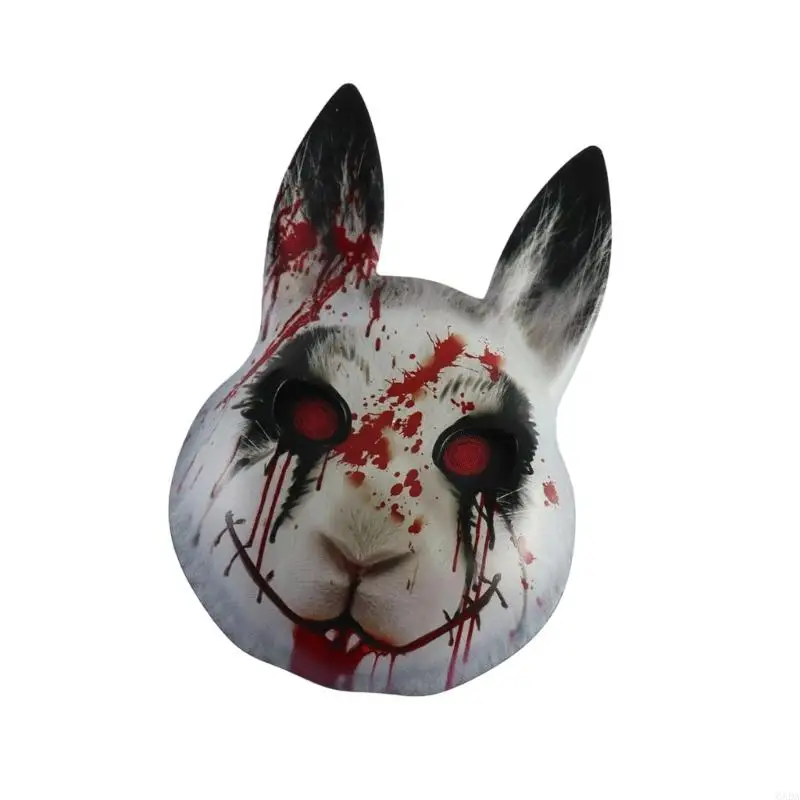 Anime réaliste Masque lapin anime trous ventilés Anime Con Cosplay Accessoire 6xda