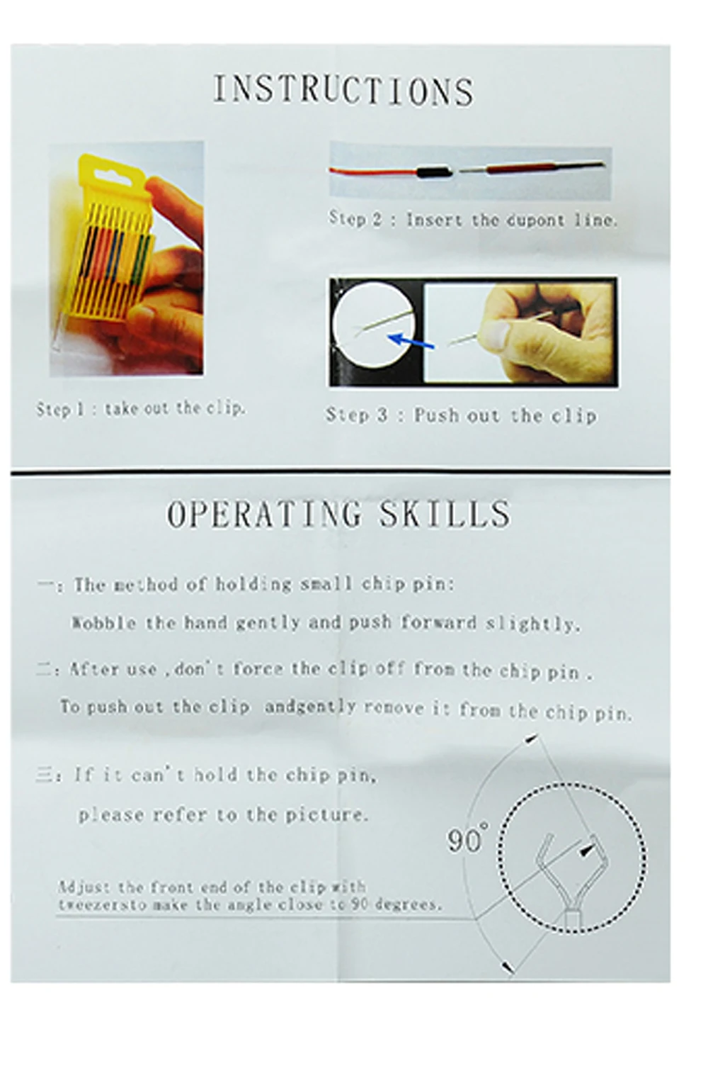 10pcs Mini Chip Clip Micro IC Clamp Logic Analyzer SOP/SOIC/TSSOP/TSOP/SSOP/MSOP/PLCC/QFP /TQFP/LQFP/SMD IC Chip Pin Programmierer