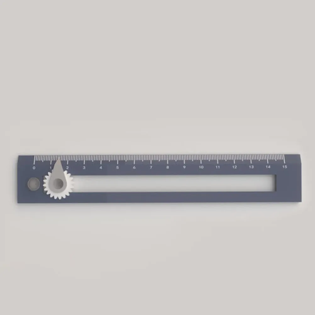 2Pcs Plastic Compass Ruler Drawing Tool Straightedge Measurement Device for Teachers Students Engineers Mapping Accessories