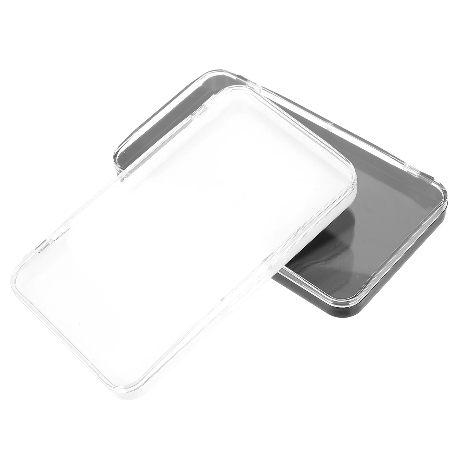 

4Pcs Lash Box Transparent Eyelash Storage Holder Compact Fake Lashes Display Case Eyelash Packaging Container Eyelashes Holder