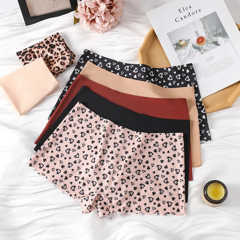 TrowBridge Damen-Slips, Modisch Bedruckte Damen-Boxershorts, Sportliche Komfort-Unterwäsche, Nahtlose Lingerie, Damen-Boyshorts, Bestseller