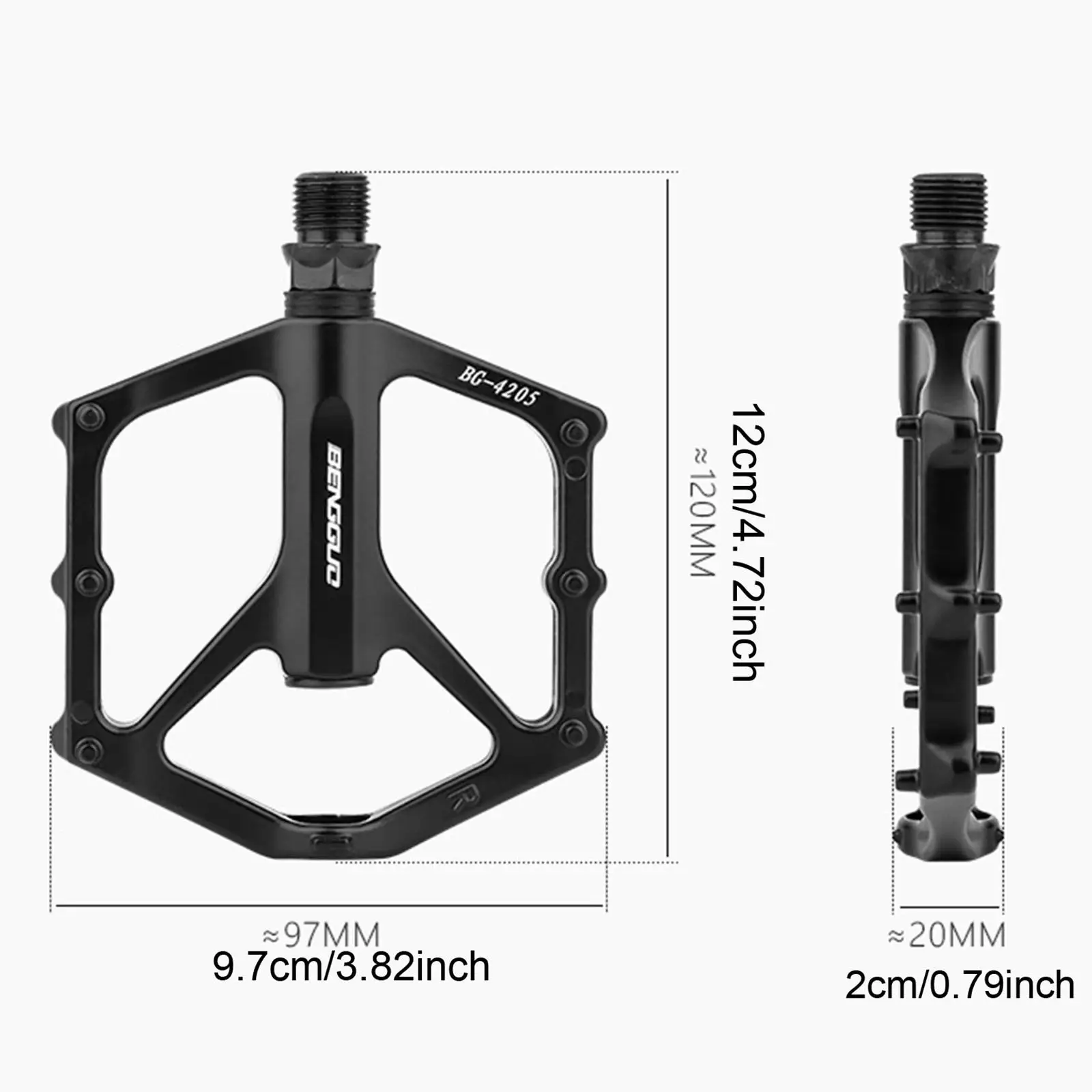 Fahrradpedale Robustes Zubehör für Rennräder Falträder Mountainbikes