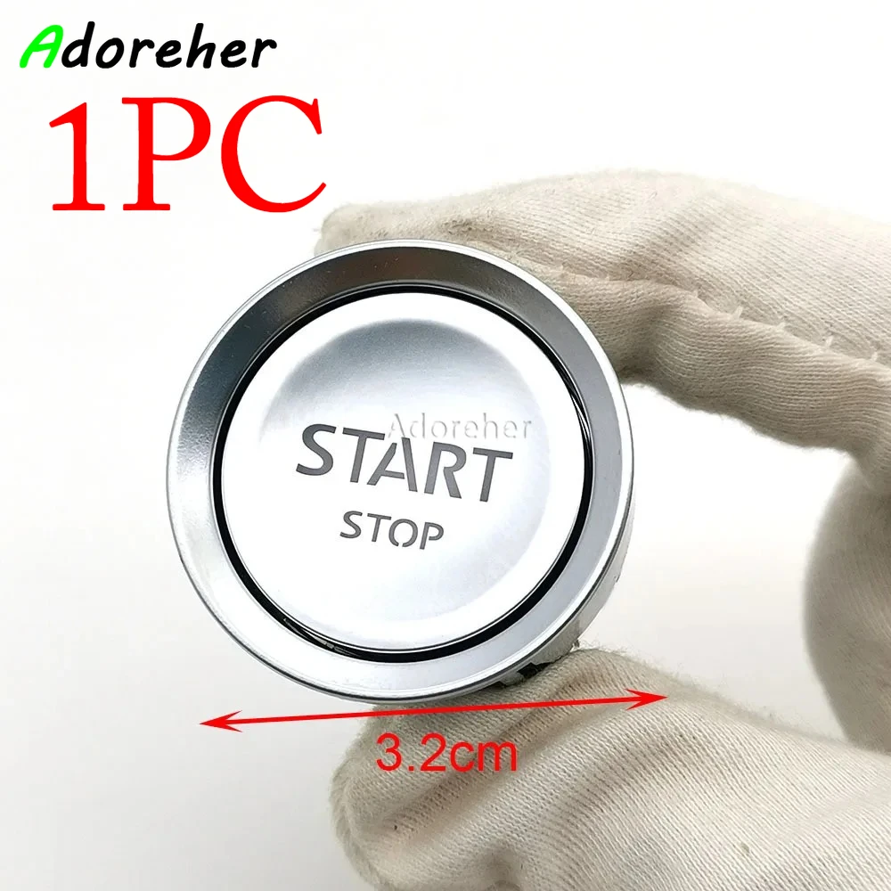 

1PC Suitable For Peugeot 4008 5008 508 for C4 C5 Car Sliver Engine Start Stop Switch Button Auto Parts