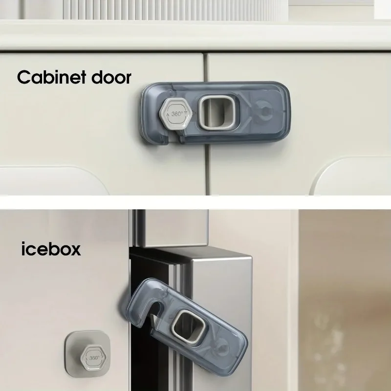 Baby Safety Lock for Doors Baby Safety Protection 5 Pack Cabinet Refrigerator Oven Drawer Lock Home Child Anti Pinch