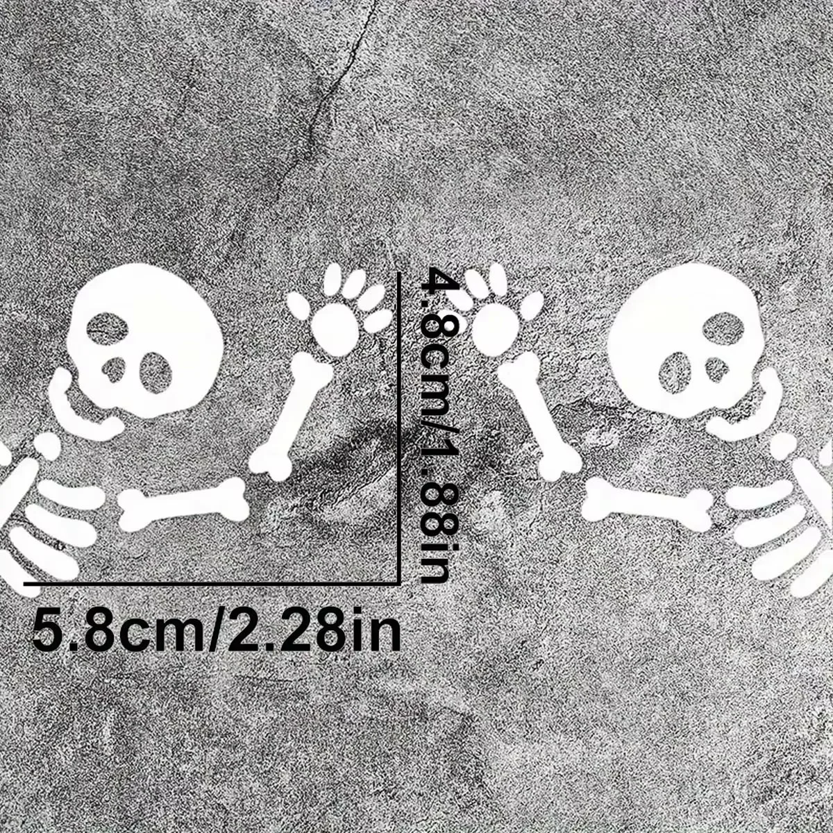 2Pcs Waving Skull Sticker, Cut - Laptop Accessories Light review and price