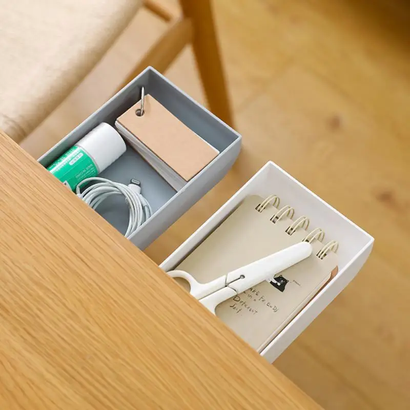 

Storage Drawers Self Stick Pencil Tray Desk Table Organizer Box Under Desk Stand Concealed Storage Pen Case Desktop Hid Drawer
