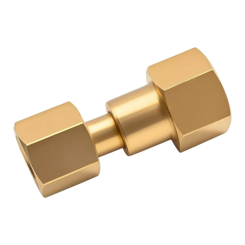 Brass Cylinder Adapter CGA-320 To CGA-580 Adapter For Various Welding Environments Multifunctional Welding Adapter