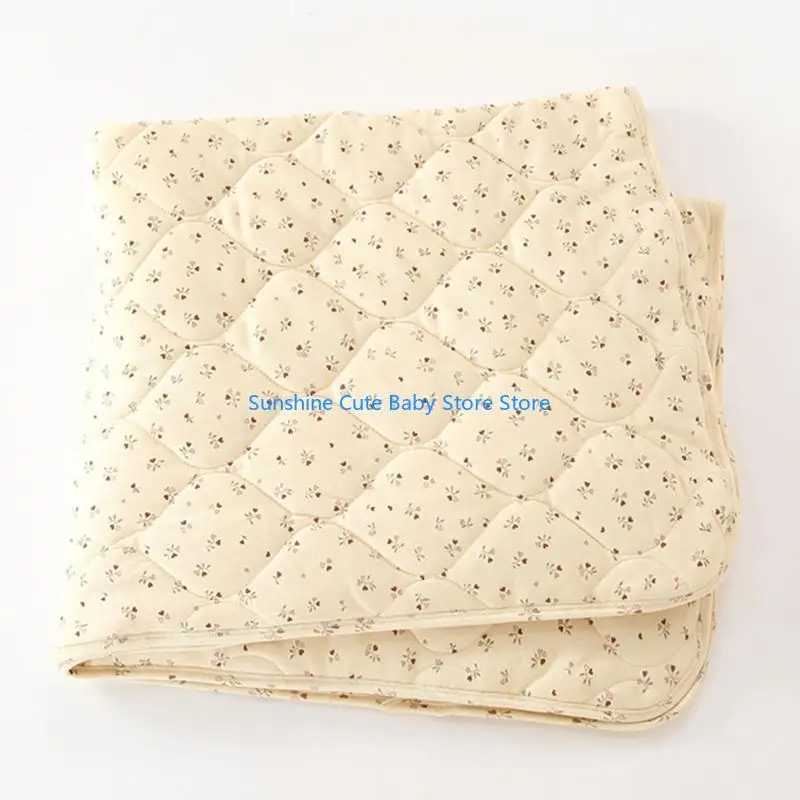 

C5AF Baby Blanket Warm Swaddling Wrap Winter Autumn Printed Quilt Nap Blanket Bedding