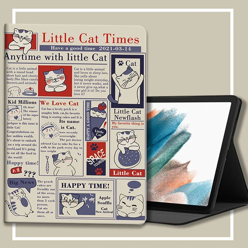 For Samusng Galaxy Tab A7 Lite 8.7 Case 2021 SM-T220 Book Flip Stand Tablet Cases Auto Wake up Sleep For Galaxy Tab A7 Lite 8 7