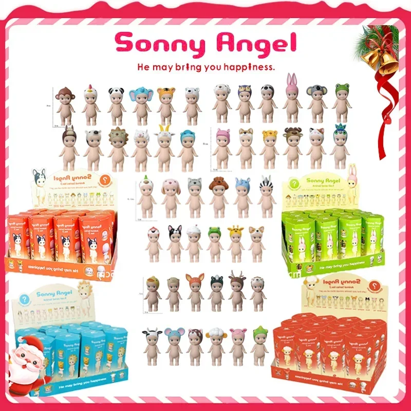 

Sonny Angel Hippers Mystery Box Blind Box Standing Down Angel Series Anime Figures Toys Cute Cartoon Surprise Box Guess