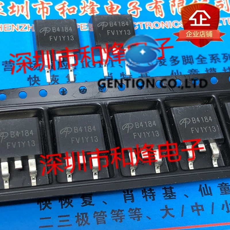 

10PCS AOB4184 B4184 TO-263 40V 12A in stock 100% new and original