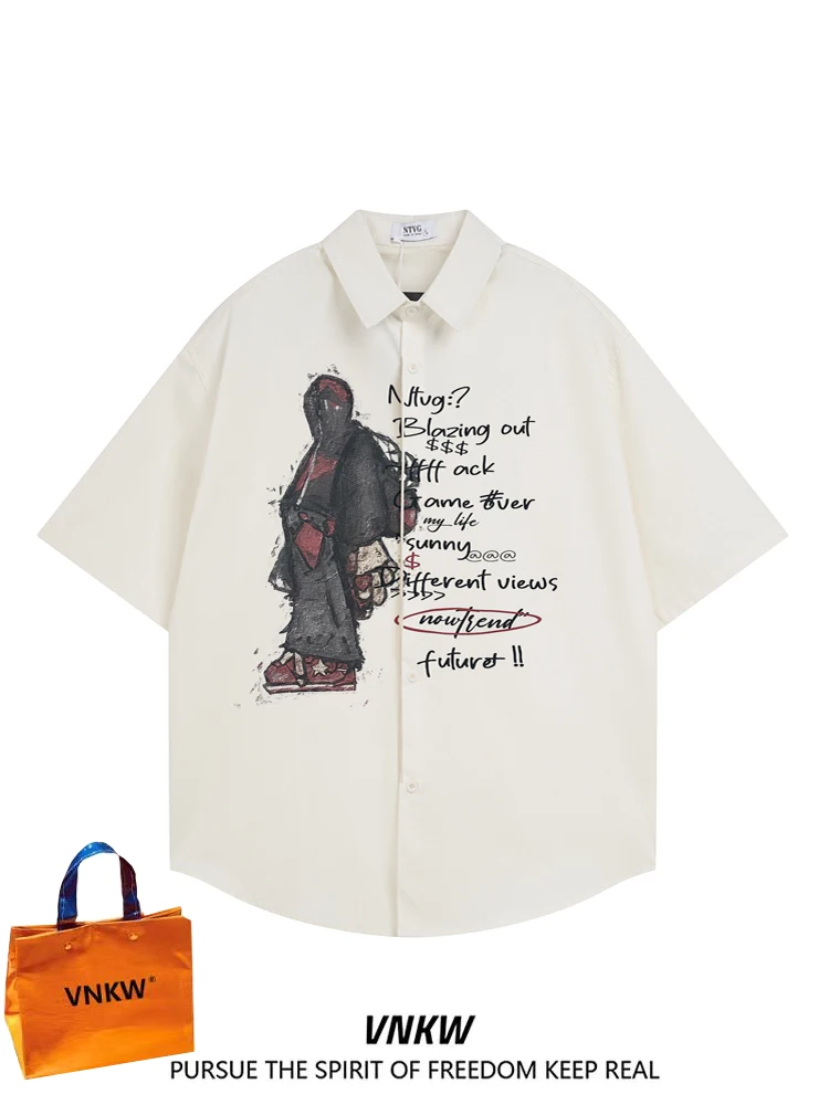 

Ретро-стиль, японский, свободный крой, повседневный, с воротником, летний, модный бренд, рабочая одежда, молодежная культура