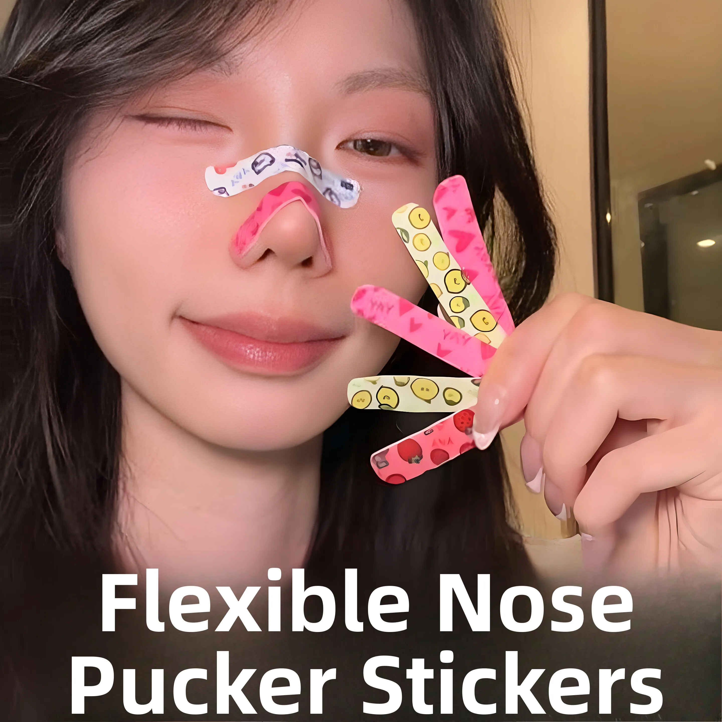 Adjustable Nose Patch for Nose Wings Shaping And Contouring Precise Makeup Correction Flexible And Comfortable Nose Clip