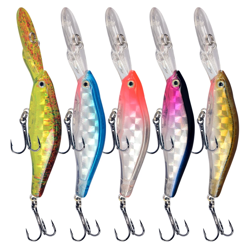 LINGYUE New Arrival 1pcs Fishing Lures 9cm/7g Minnow Wobblers Hard Baits 5 Colors Available High Quality Wobbler Pesca