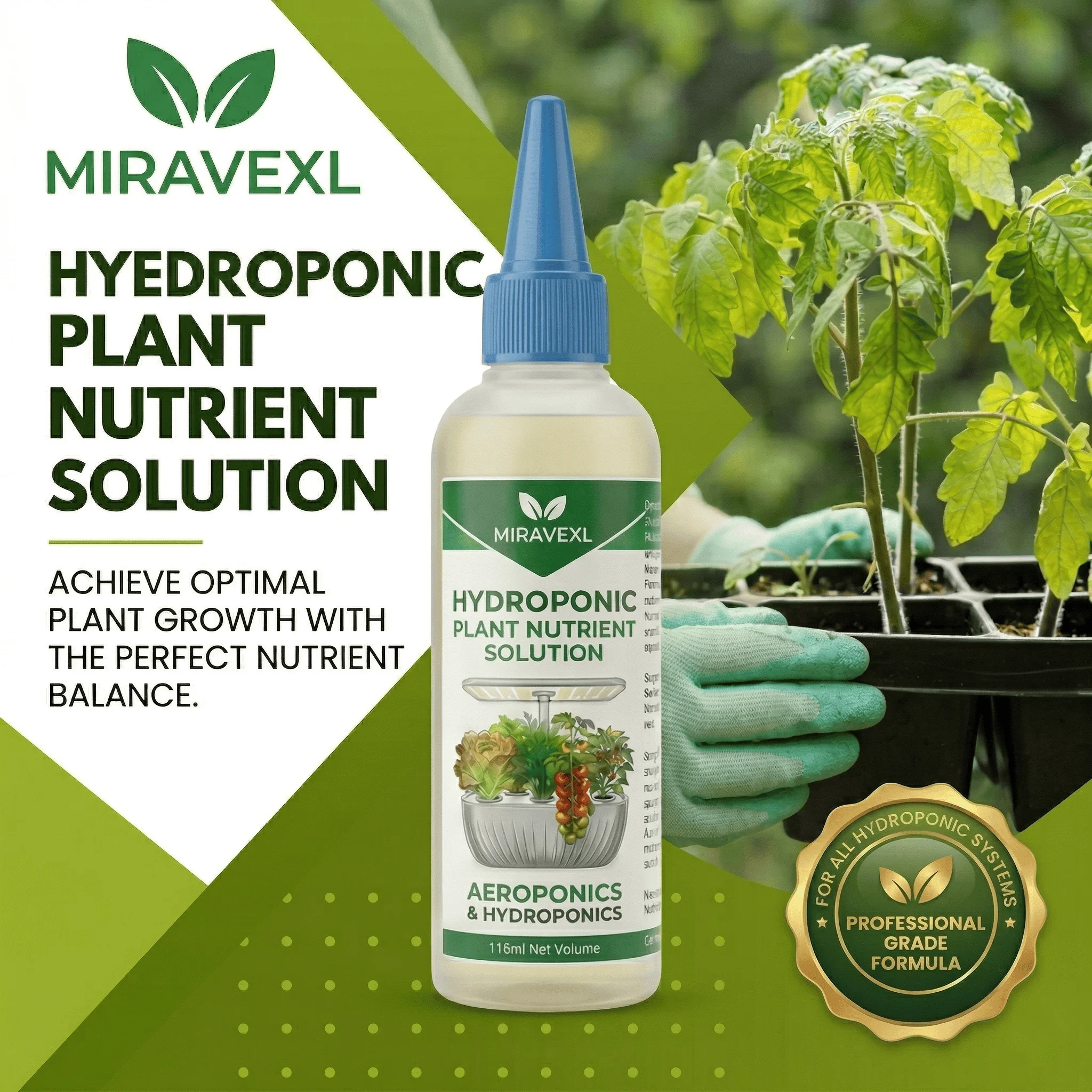 MIRAVEXL ปุ๋ยน้ำไฮโดรโปนิกส์ ส - Liquid Fertilizer All In บทวิจารณ์และราคา