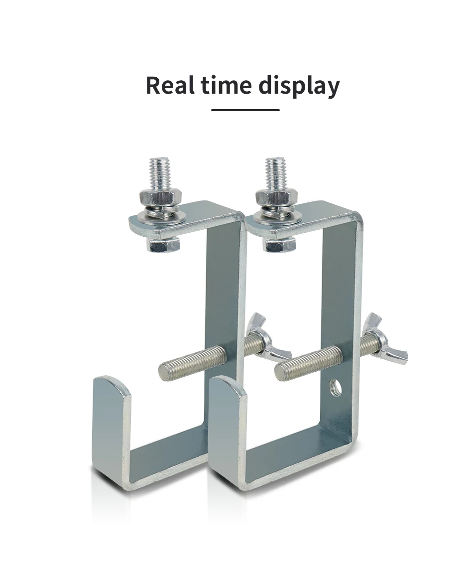 10 Stück Aluminium-Bühnenlichthaken, Truss-Klemmen, sichere Last, 35 kg, Rohrdurchmesser 30–65 mm, professionelle DJ-Disco-Bühnenausrüstung – Detail 6