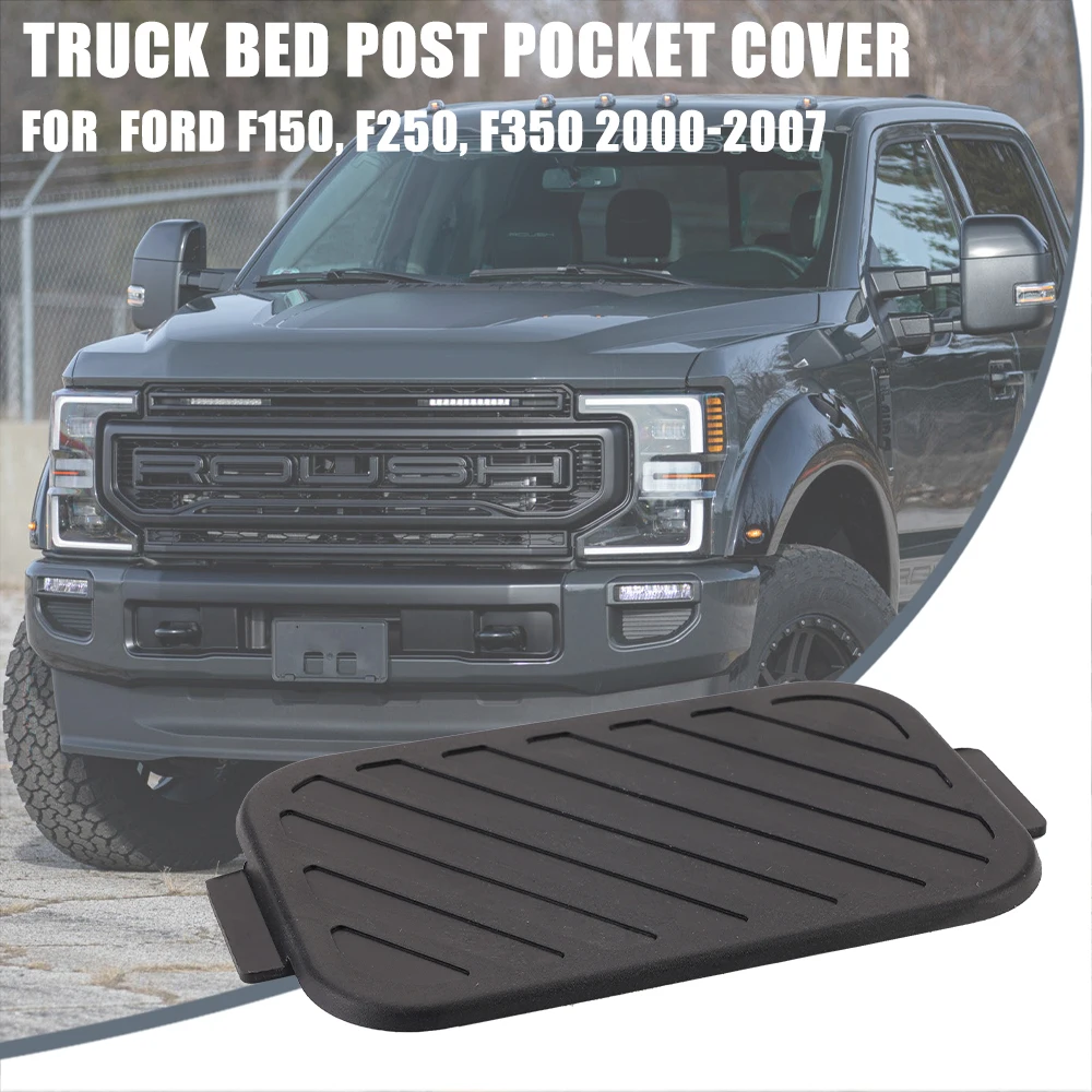 4pcs Truck Bed Post Stake Pocket Cover Rail Hole Plugs Caps For Ford F150 F250 F350 2000-2007