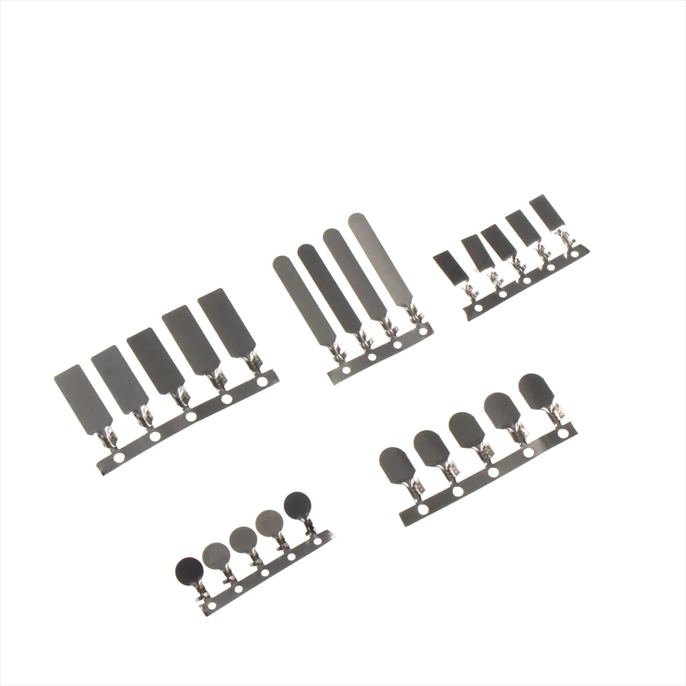 Stamping terminal, circular nickel plate, butt welding terminal plate, wire clip, nickel plate, 18650 battery cell spring plate