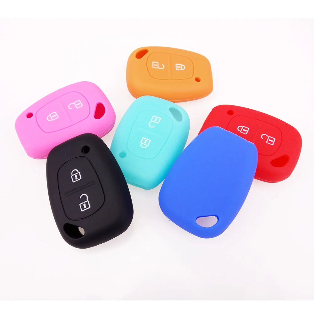 2 BUTTON SILICONE KEY COVER FIT FOR OPEL VAUXHALL VIVARO MOVANO RENAULT MASTER TRAFIC KANGOO NISSAN PRIMASTAR REMOTE CASE FOB