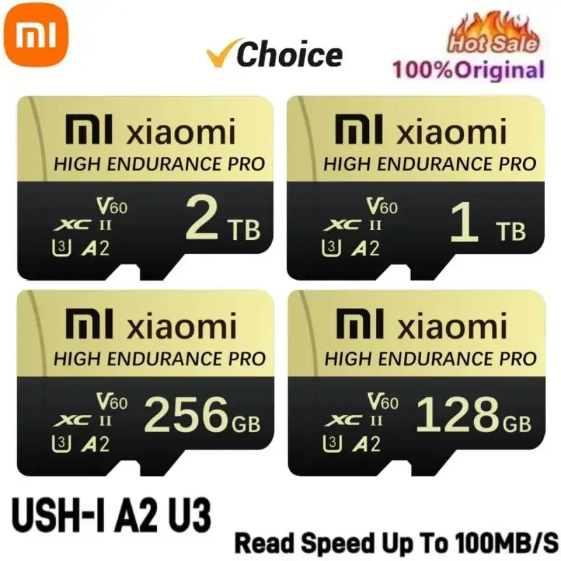 Original Mijia Xiaomi 1TB Memory Card 128GB High Speed Micro TF SD Card 2TB 1TB 512GB SD Card V30 U3 for Tablet Ps4 For lenovo